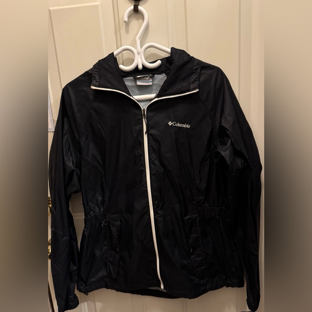 Columbia Black Windbreaker Jacket